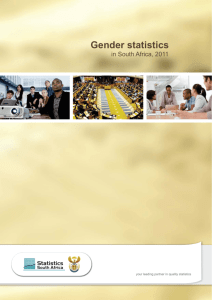 Gender statistics - Statistics South Africa