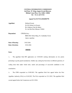 Decision No. CIC/VS/A/2014/003778 dated 29-02