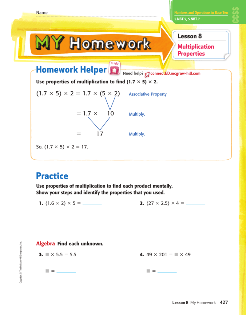 math homework answer