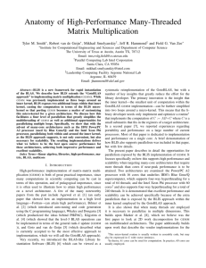 Anatomy of High-Performance Many