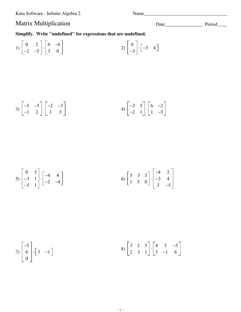 matrix-multiplication-worksheet-kuta-software-thekidsworksheet