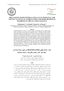 Buxtonella sulcata - iraqi journal of science