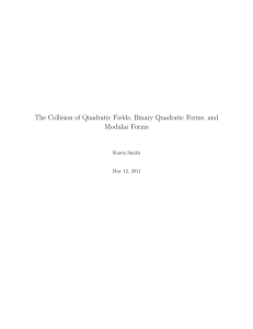 The Collision of Quadratic Fields, Binary Quadratic Forms, and