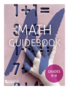 Grades 6–8 Math Guidebook - Louisiana Department of Education