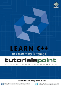 C++ Tutorial (PDF Version)