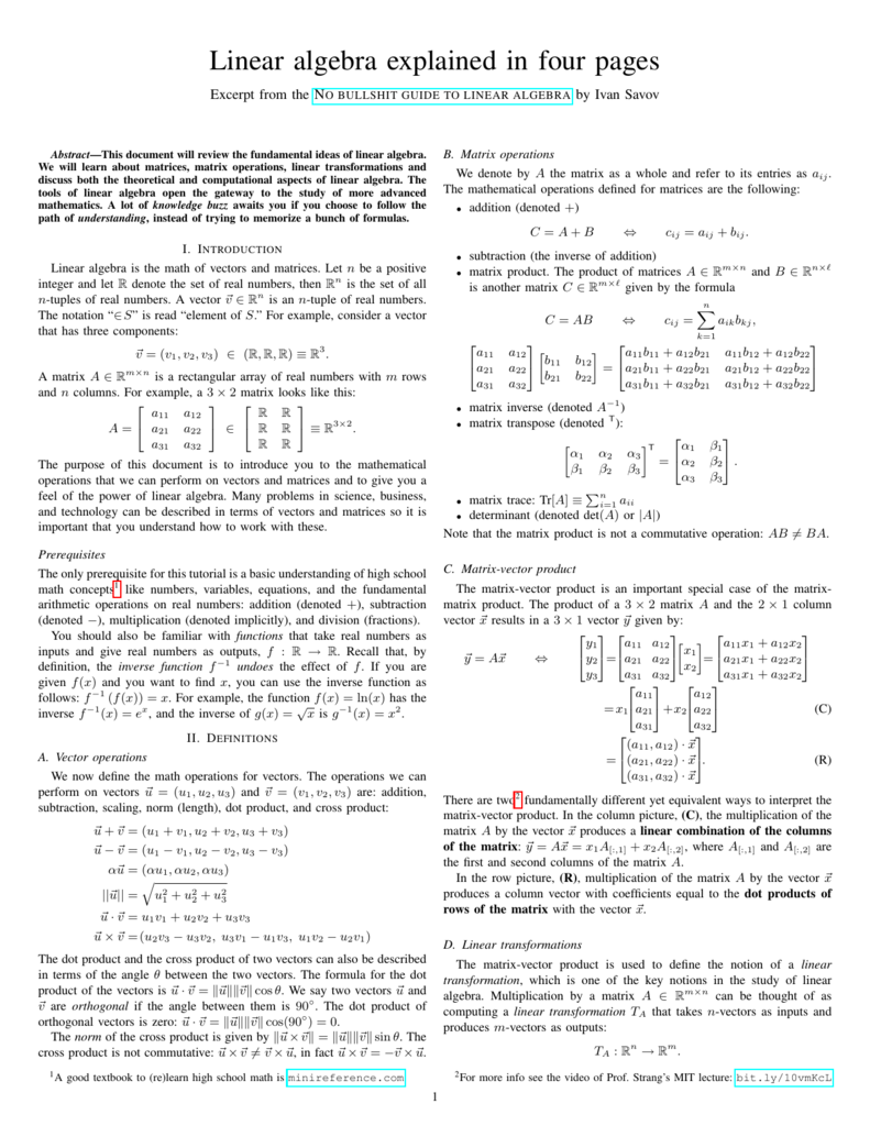 30+ Matrix Vector Multiplication Formula Images