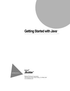 Getting Started with Java