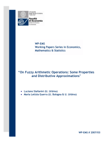 “On Fuzzy Arithmetic Operations: Some Properties and Distributive