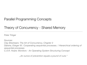 Shared Memory - Operating Systems and Middleware Group at HPI