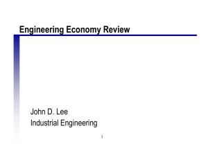 Engineering Economy Review