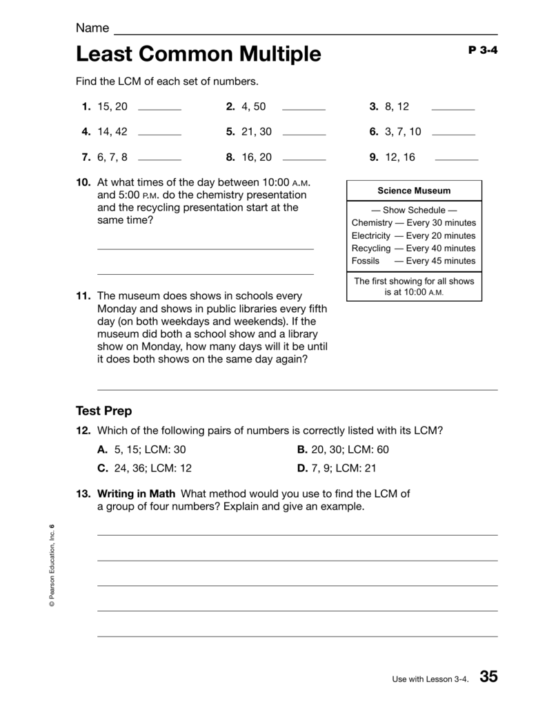 Least Common Multiple