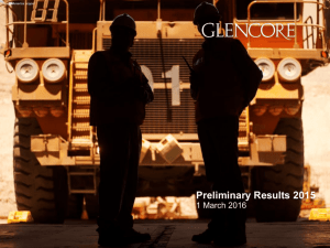 Preliminary Results 2015 Presentation