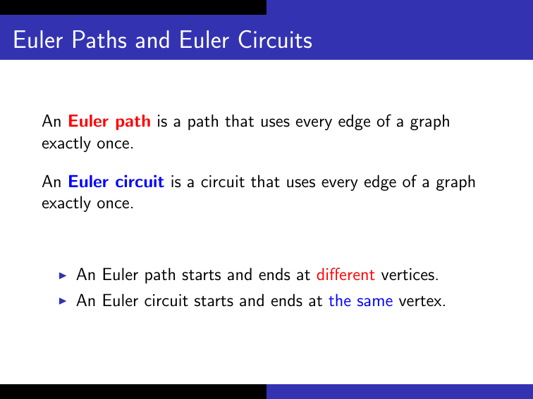 Difference Between Euler Path And Circuit
