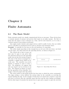 Chapter 2 Finite Automata