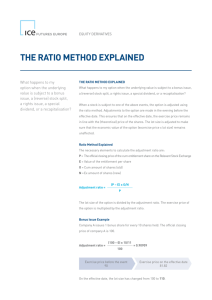 the ratio method explained