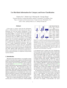 Use Bin-Ratio Information for Category and