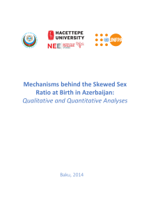 Mechanisms behind the Skewed Sex Ratio at Birth in Azerbaijan