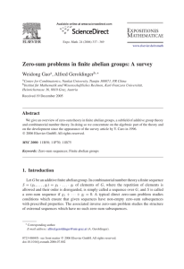 Zero-sum problems in finite abelian groups: A survey