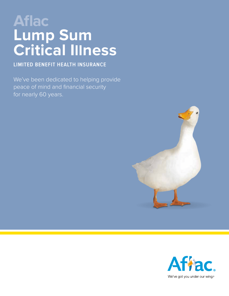 Aflac Lump Sum Critical Illness