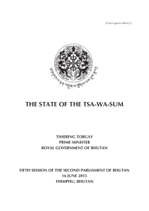 the state of the tsa-wa-sum