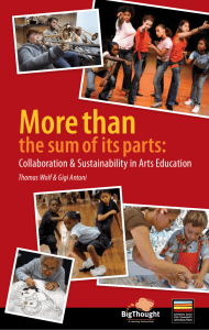 More Than the Sum of its Parts: Collaboration & Sustainability in Arts