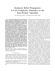 Stochastic Belief Propagation - University of California, Berkeley