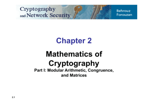 advance cryptography ch 2