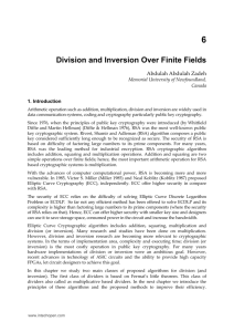 Division and Inversion Over Finite Fields