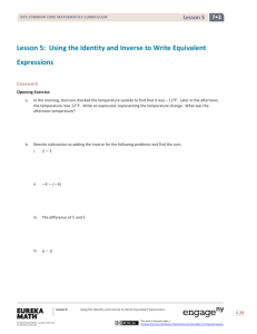 Lesson 5 - Spokane Public Schools