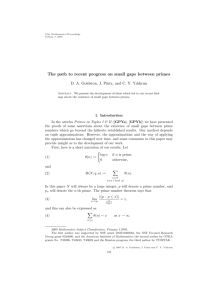 The path to recent progress on small gaps between primes