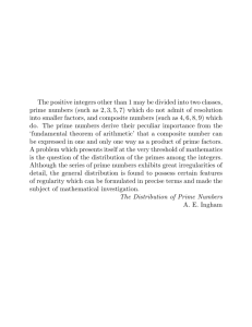 The Riemann Hypothesis, Clay Mathematics Institute Millennium