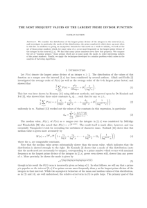 Popular values of the largest prime divisor function