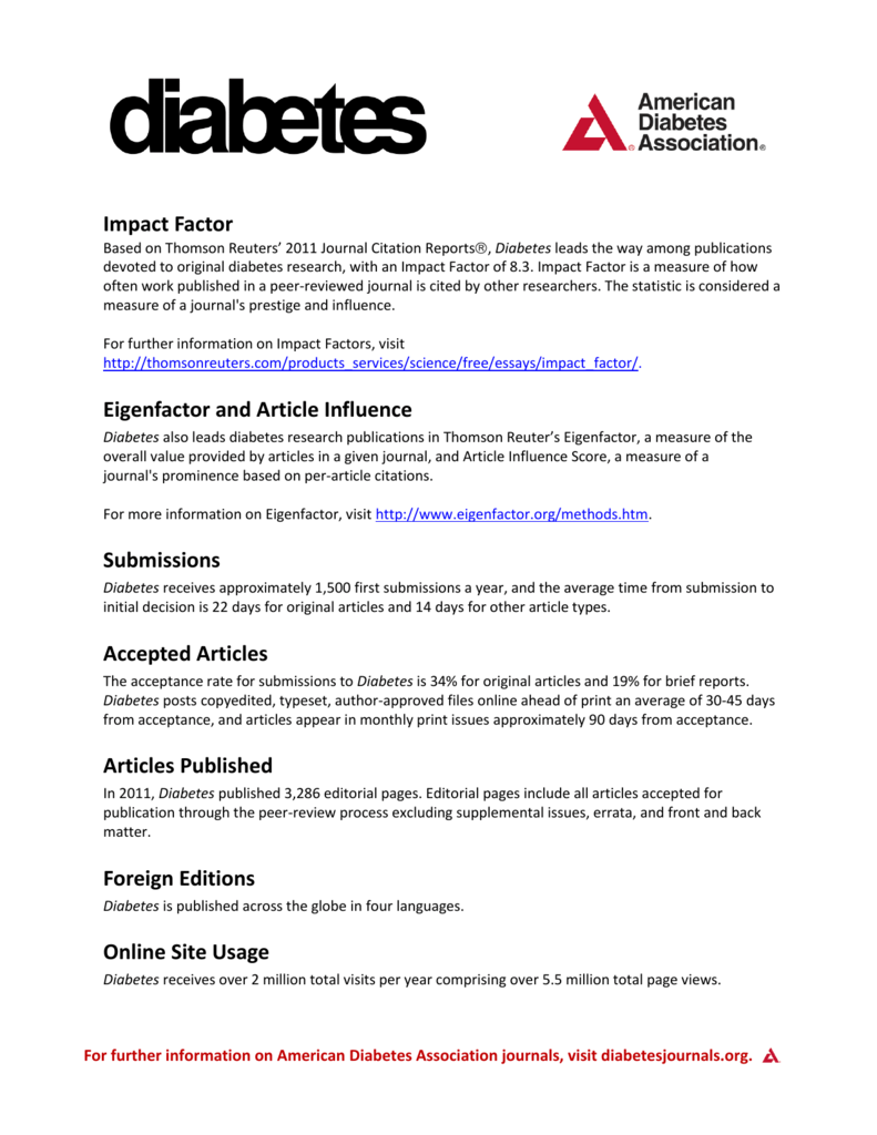 diabetes journal ranking