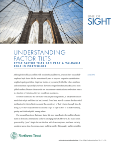Understanding Factor Tilts