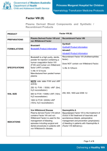 Factor VIII (8)