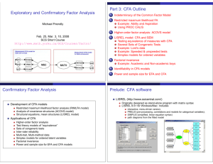 Exploratory and Confirmatory Factor Analysis Part 3