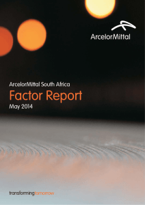 Factor Report - ArcelorMittal South Africa