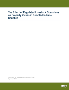 The Effect of Regulated Livestock Operations on Property Values in