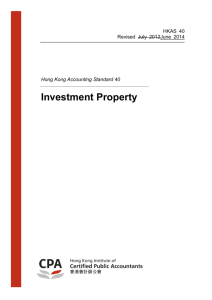 Investment Property - Hong Kong Institute of Certified Public