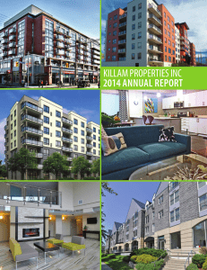 Killam Properties Inc. 2014 Annual Report