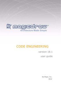 MagicDraw CodeEngineering UserGuide