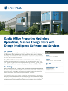 Equity Office Properties Optimizes Operations, Slashes