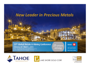New Leader in Precious Metals