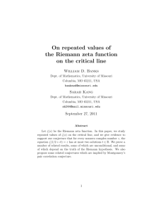 On repeated values of the Riemann zeta function on the critical line