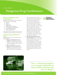 Dangerous Drug Combinations