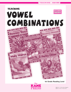 Let`s Read Together Vowel Combinations