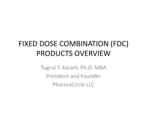 FIXED DOSE COMBINATION PRODUCTS n=1597