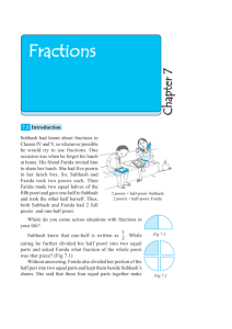 Fractions Fractions Fractions Fractions