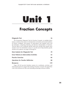 Fraction Concepts