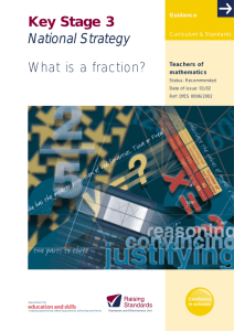 What is a Fraction? A teacher self